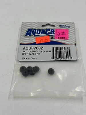 AQUACRAFT AQUB7002 Hatch Rubber Grommet Reef Racer (6) NOS NIB - Image 1 of 2