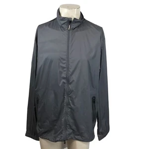 TIGER WOODS PLATINUM - MEN'S LARGE- GRAY NYLON FULL ZIP LIGHTWEIGHT JACKET - Picture 1 of 6