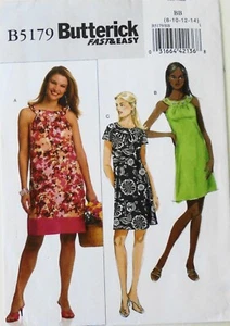 Butterick 5179 Fast & Easy Misses / Miss Petite Dresses Sewing Pattern Sz 8-14 - Picture 1 of 1
