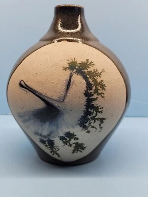 Jarrón de cerámica verde y blanco para cactus Foto 1 de 4