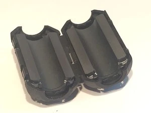 CLIP ON FERRITE CLAMP CABLE RFI NOISE SUPPRESSOR MEDIUM SIZE 9MM           blb67 - Picture 1 of 3