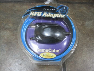 PELICAN ~ RFU ADAPTER FOR GAMECUBE ~ PL-7020 ~ NEW / SEALED - Image 1 of 2