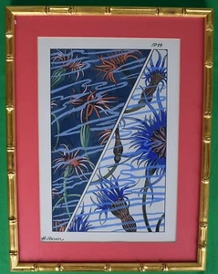 "Fantaisies Oceanographiques Pochoir Planche 19 Par E.H. Raskin" um 1926 - Bild 1 von 5