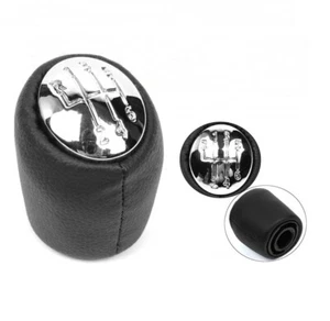 Pommeau Levier De Vitesse 6 Vitesses Noir Cuir Pour Renault Laguna Espace Master - Afbeelding 1 van 5