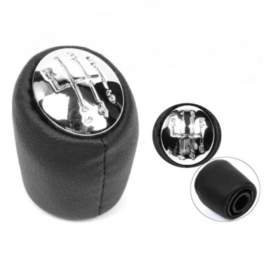 - SANS MARQUE/POUR RENAULT Pommeau Levier De Vitesse 6 Vitesses Noir Cuir Pour Renault Laguna Espace Master