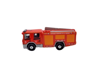 2021 Matchbox Scania P 360 FIRE ENGINE #9 Red GLOBAL SERIES - Loose - Image 1 of 4