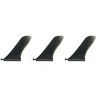 3pcs Detachable Fin Plastic Surfboard Stabilizer Canoe Surfboard Fin