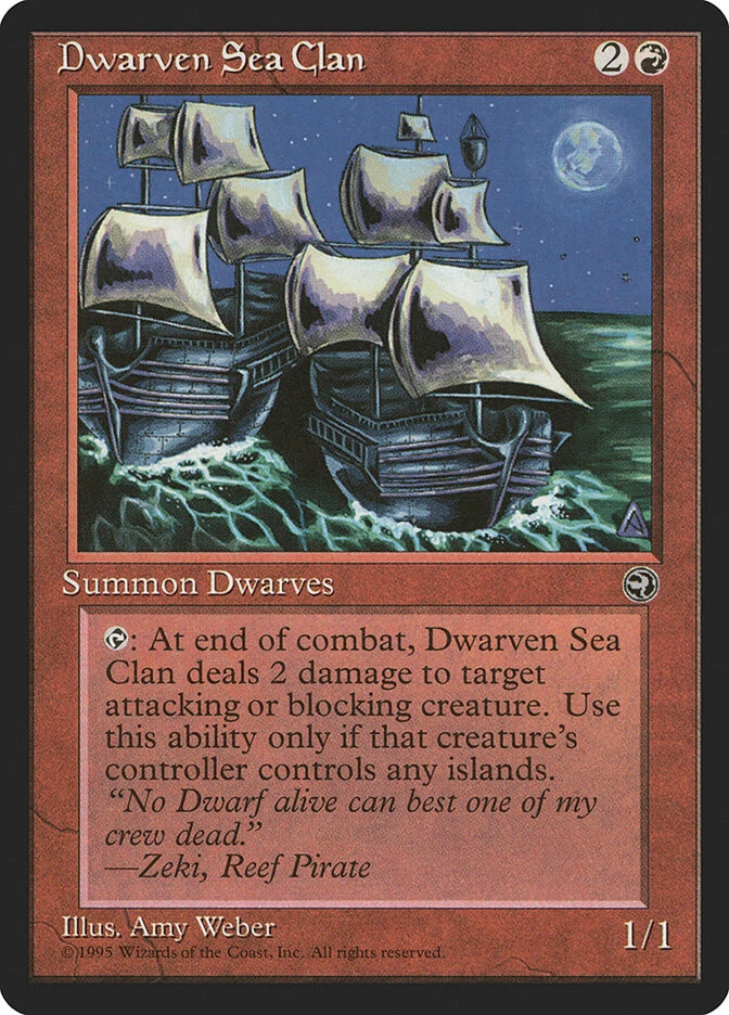 MTG - 2 x Dwarven Sea Clan - 2x x2 - Homelands Regular - Image 1 of 1
