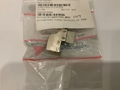 Siemon Company Cat5E In-Line Shielded Coupler P/N MJA-CPLR-S,  (g40) - Image 1 of 2