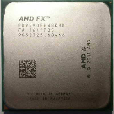 AMD FX-Series FX 9590 FD9590FHW8KHK 4.7GHz Eight-Core Socket AM3+ CPU Processor - Image 1 of 4