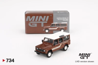 MINI GT 1/64 LAND ROVER DEFENDER 110 COUNTRY STATION WAGON 1985  NEUF - Photo 1/4