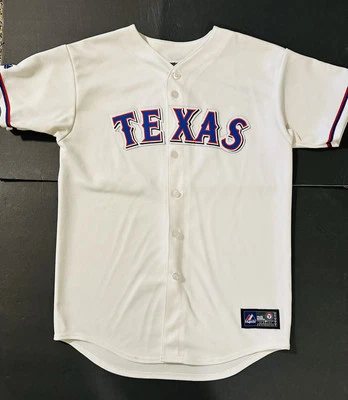 YU DARVISH Texas Rangers Baseball MAJESTIC Sewn Youth XL White - Image 1 of 4