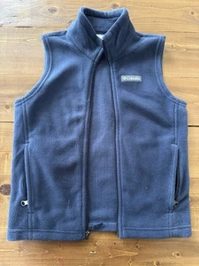 Kids Columbia Zipped Fleece NAVY BLUE, Size Small (8) - Picture 1 of 2