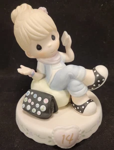 Precious Moments Growing Grace Age 14 Blonde Porcelain Figurine Porcelain 162013 - Picture 1 of 11