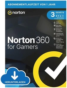 Norton 360 for Gamers EU - 1 Jahr - 3 Geräte PCMacAndroid Download Code Email - Bild 1 von 1