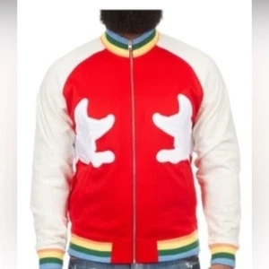 Akoo Men’s Crown Jacket Red and White ($140) Medium - Picture 1 of 11