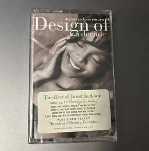 Janet Jackson Design of a Decade Cassette Tape FACTORY SEALED Greatest Hits Stic - Picture 1 of 3