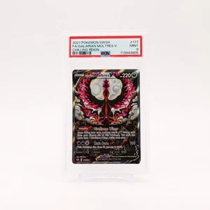 Galarian Moltres V - 177/198 PSA 9 Règne de Froid Art Alternatif Pokemon - Comme neuf - Photo 1/2