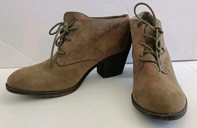 Botas Rocket Dog tornozelo tamanho 10 femininas exército verde camurça salto com cadarço  - Imagem 1 de 4