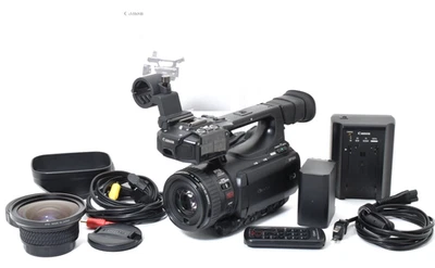 [MINT w/Hood] Canon XF100 HD Professional Camcorder Video Camera JAPAN - Image 1 of 4