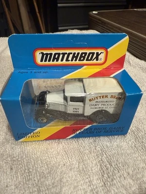 Matchbox Edición Limitada. Furgoneta Ford MB38 Modelo 'A' - Rutter Bros. - 1921-1991 Foto 1 de 4
