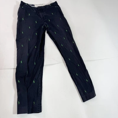 Polo Ralph Lauren Pants Mens Small Classic Chino Green Pony Embroidered Casual - Image 1 of 4
