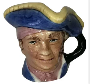 Rare 1982 Franklin Mint Porcelain Miniature Toby Mug /Long John Silver Fun - Picture 1 of 12
