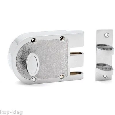 Rite-Fit Monocilíndrico Anti Jemmy Deadlock-Placa Cromada-RJP1CPDP-ENVÍO GRATUITO Foto 1 de 2