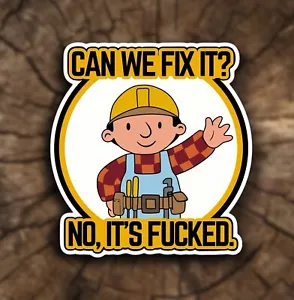 Bob the Builder Waterproof Vinyl Sticker Decal, Funny sticker - Picture 1 of 3