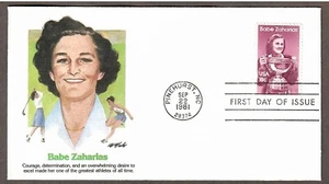 US # 1932 , Babe Zaharias , Fleetwood FDC - I Combine S/H - Picture 1 of 1