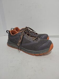 WORX BY REDWING GRAY 5040 SAFETY TOE WORK MENS 10.5 M SHOES
