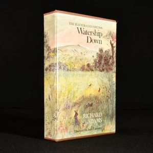 1976 Watership Down by Richard Adams Illustrated by John Lawrence with Slipcase - Picture 1 of 9