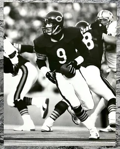 1987 Jim Mcmahon "Scrambling For The Pass" Type 1 Original Photo By C. Rydlewski - Picture 1 of 2