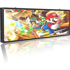 P5 Led Scrolling Signs Wifi+USB LED Display Message Board 39’’x14’’Wall Display - Picture 1 of 6