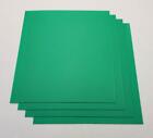 Green ABS Plastic Sheet 0.0394" (1mm) x 8-1/2" x 10-1/2", Qty 4