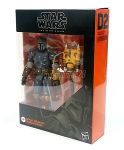 Black Series Heavy Infantry Mandalorian Deluxe Action Figure Star Wars INSTOCK - Picture 1 of 5