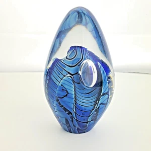 4,25 pulgadas Robert Eickholt 1994 vidrio artístico reptil como pisapapeles bullicante único - Imagen 1 de 9