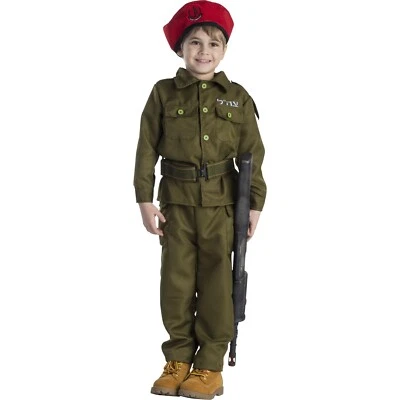 Israeli Soldier Costume for Boys By Dress America - Image 1 of 4