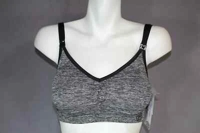 Bravadol 1436 Women No wire lined Maternity Nursing Bra size S gray - Image 1 of 4
