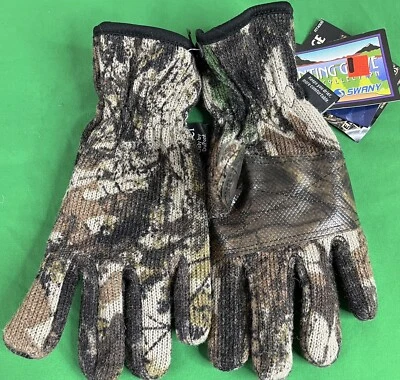 new SWANY Camo Hunting Gloves , Bill Jordan's Advantage Timber, sz Large - Image 1 of 4