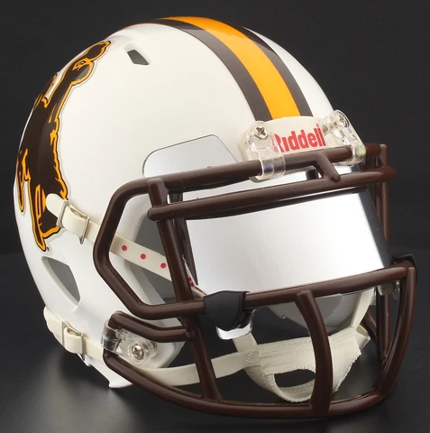 WYOMING COWBOYS NCAA Riddell SPEED Authentic MINI Football Helmet Cover