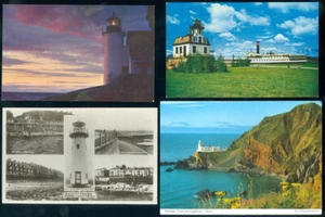 4 POSTCARDS & 5 PHOTOS - LIGHTHOUSES - Picture 1 of 2