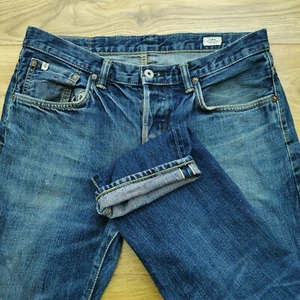 Pantalones de mezclilla Edwin ESC33M para hombre W32 L32 azul regular ribete de pierna cónica Japón vintage - Imagen 1 de 12