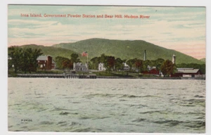 Iona Island Gov't Powder Stn & Bear Hill Vtg Hudson Rvr Postcard Stony Point NY - Picture 1 of 2