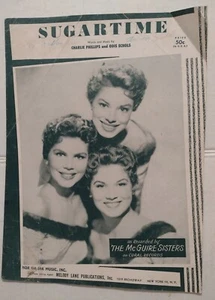 Sugartime - Noten 1956 - The McGuire Sisters Titelbild - Bild 1 von 3