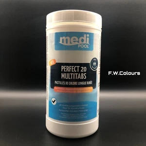 mediPOOL Perfect 20 Multitabs 1kg - 5in1 Poolpflege: Chlor, Algenstopp, Flockung - Bild 1 von 3