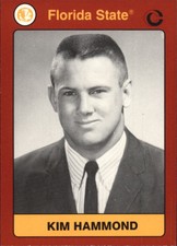 1990-91 Florida State Collegiate Collection Multi-Sport Card #156 Kim Hammond