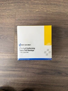 Erste Hilfe nur konform 2" x 4 Yd Mull Rollenverband "10 unsterile Rollen" - Bild 1 von 2