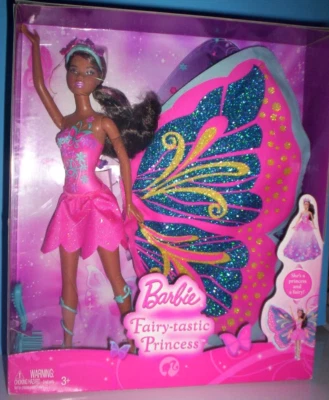2009~Mattel~Barbie Fairy-Tastic Princess A.A~She's a Princess & a Fairy NRFB Nuevo Foto 1 de 3