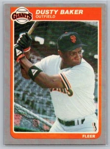 1985 Fleer Dusty Baker #602 - Picture 1 of 2